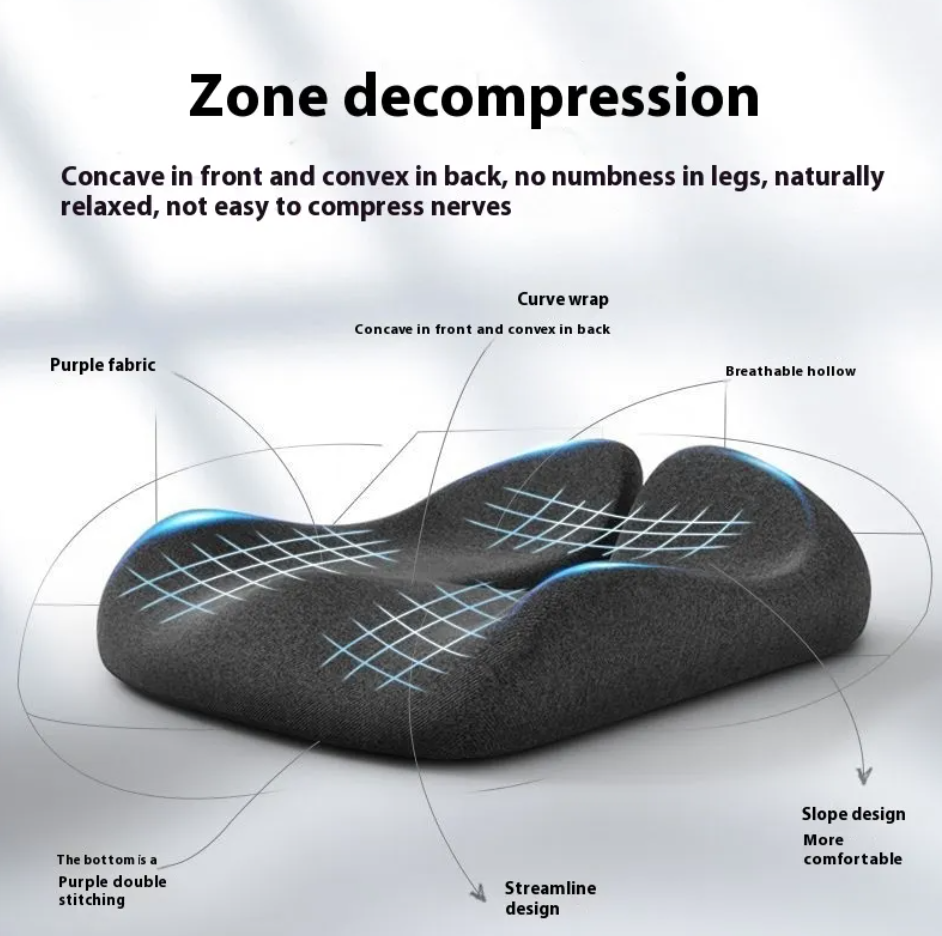 AlignRest Memory Foam Seat Cushion